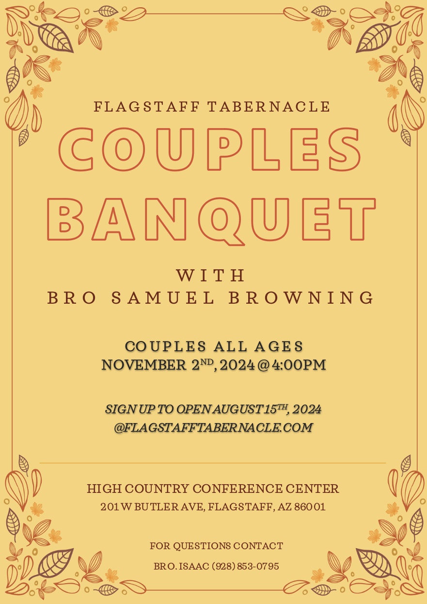 Couple's Banquet Flyer